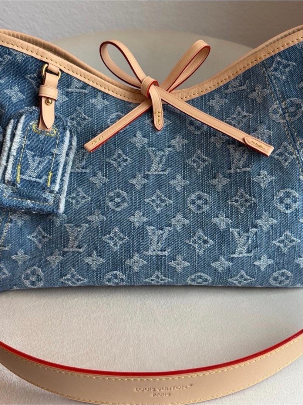 Louis Vuitton Carryall cargo PM denim - Picture 4 of 13